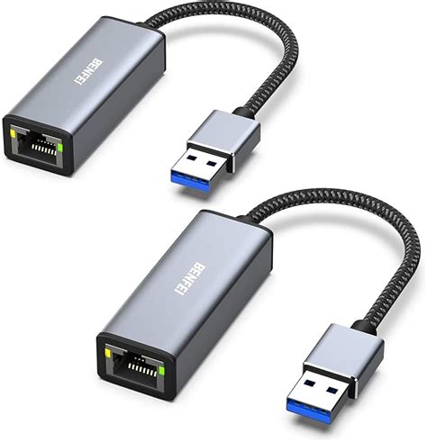 Benfei Adaptateur Usb Vers Ethernet Adaptateur R Seau Lan Usb Vers