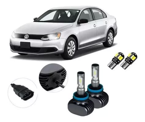 Kit L Mpadas Ultra Led Farol Milha Jetta Premium