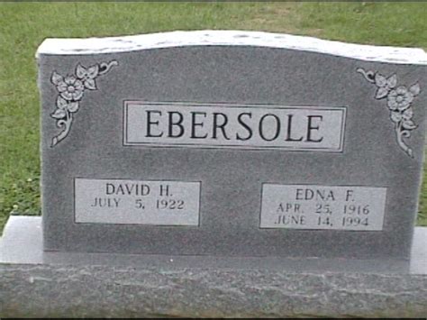 David Horst Ebersole M Morial Find A Grave