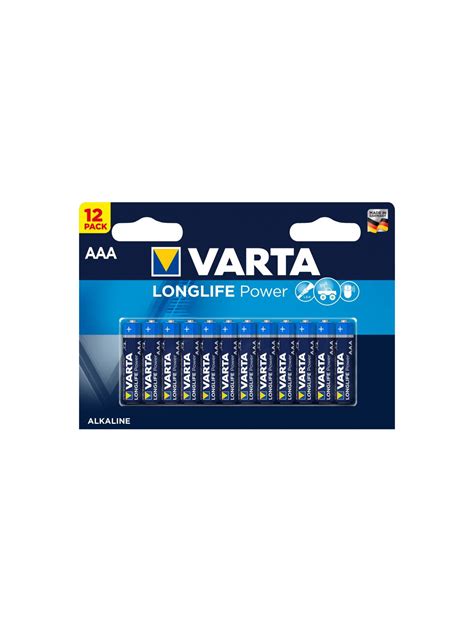 Aaa Blister Piles Alcaline Varta Lr Longlife Power G