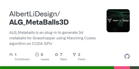 Github Albertlidesignalgmetaballs3d Algmetaballs Is An Plug In To