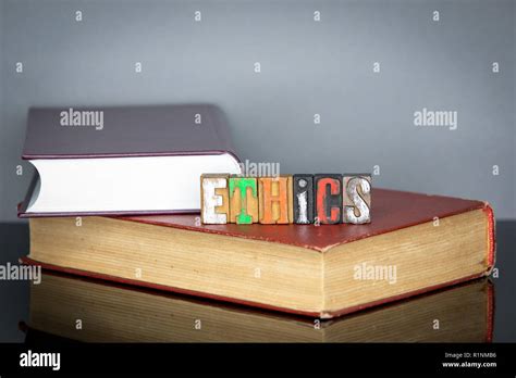 Ethics word from colored wooden letters Stock Photo - Alamy