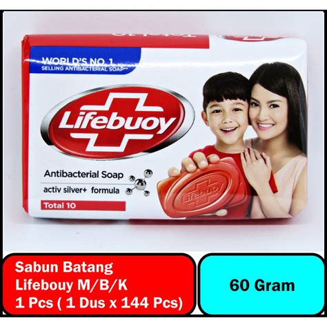 Jual Sabun Batang Lifebuoy Mild Care Biru Total Merah Lemon