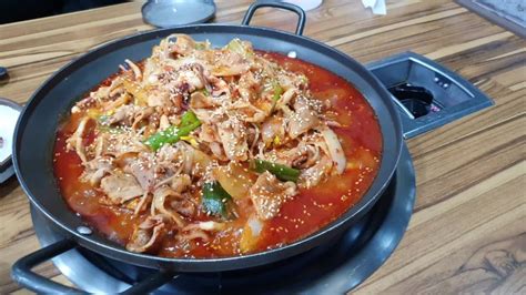 광주 24시 맛집 도깨비마을 오삼불고기 김치찜 네이버 블로그