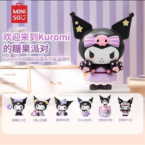 Miniso X Sanrio Kuromi Serie Caramelo Pantalla De Caja Ciega Shopee