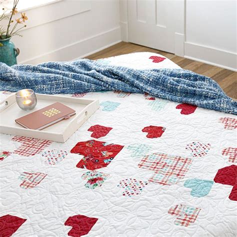 Make A Confetti Hearts Quilt With Misty Doan On At Home With Misty Heart Quilt Pattern