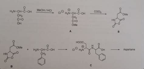 The synthesis of aspartame - Organic Chemistry - Science Forums