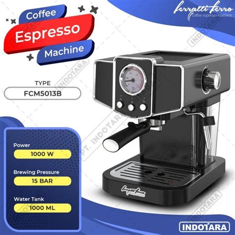 Jual Mesin Kopi Espresso Espresso Machine Ferratti Ferro Fcm B