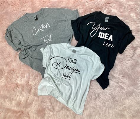 Custom Shirt Customize Your Own Shirt Personalized Tshirt Etsy