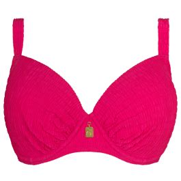 Annadiva Swim Smocky Vorgeformtes Balconette Bikini Oberteil Dark Coral