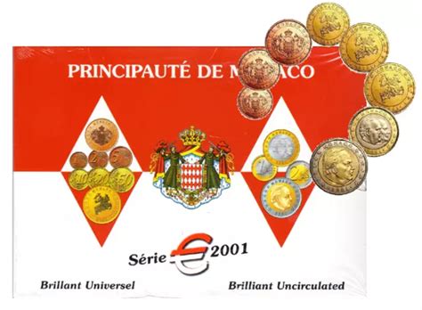 Coffret Bu S Rie Euros Monaco Eur Picclick Fr