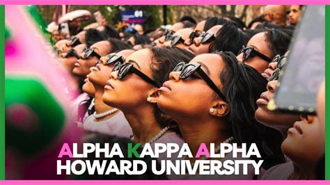 The Alpha Chapter Of Alpha Kappa Alpha At Howard University Spring