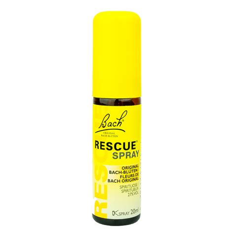 Remediu Floral Spray Original Bach 20 Ml Rescue Remedy Farmacia Tei