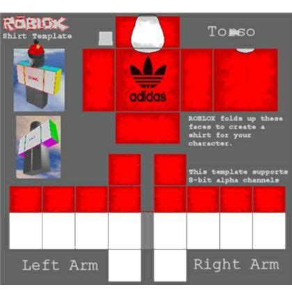 Roblox Red Shirt Template