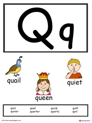 *FREE* Letter Q Alphabet Flash Cards for Preschoolers ...