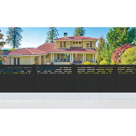 Flat Top Garden Fence Panel Edging Privacy Aluminum Fence Panels Canada