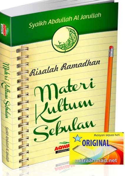 Jual Risalah Ramadhan Materi Kultum Sebulan AQW Di Lapak Onejual Online