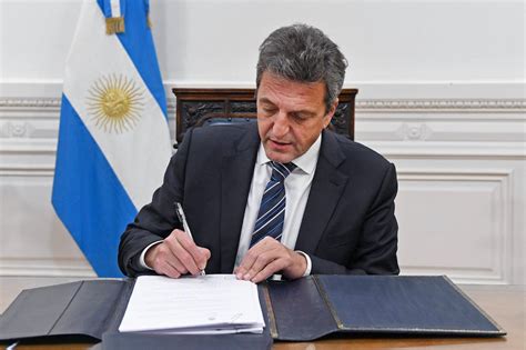 Sergio Massa Dio Detalles Del Nuevo Piso Del Impuesto A Las Ganancias