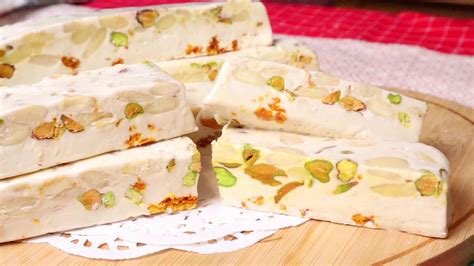 Quick and Easy Soft Nougat Recipe - Cheffoodiecast