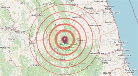 VeraTV It Scossa Di Terremoto 3 6 Sui Sibillini Epicentro Ad Ussita