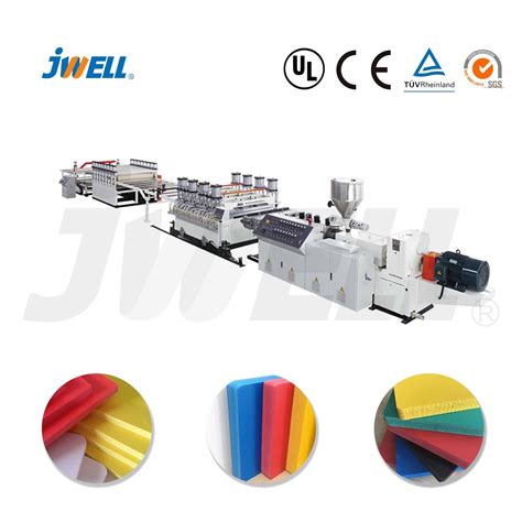 Jwell Pvc Semi Skinning Wpc And Co Extrusion Foam Board Plastic Sheet