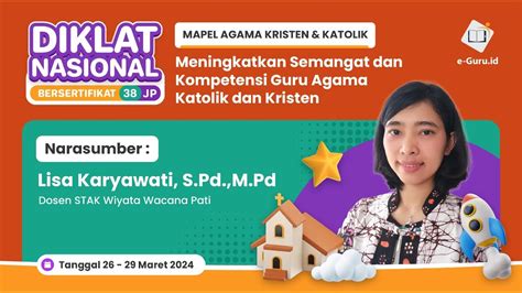 Diklat Jp Meningkatkan Semangat Dan Kompetensi Guru Agama Katolik