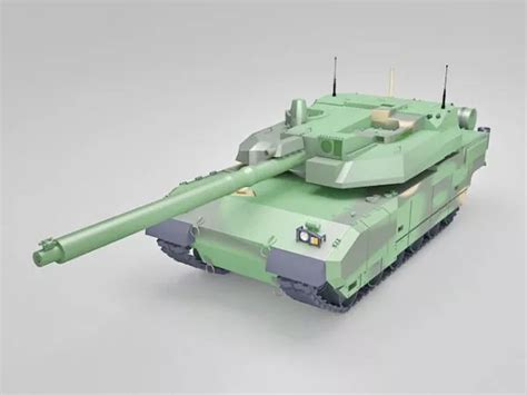 Leclerc Main Battle Tank Free 3d Model - .Max, .Vray - Open3dModel