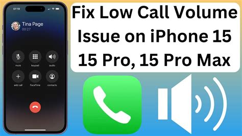 How To Fix Low Call Volume Issue On Iphone 15 15 Pro 15 Pro Max Youtube