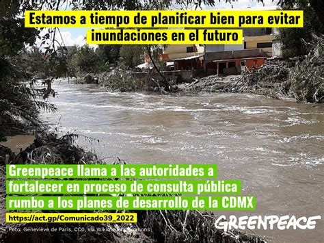 Greenpeace Llama A Aumentar El Tratamiento De Aguas Residuales Y A