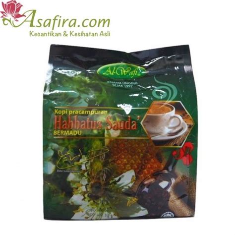 2 Pack Alwafi Kopi Habbatus Sauda 20 Sachets Shopee Malaysia