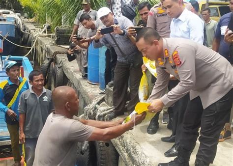 Panglima Laot Terimakasih Kapolres Aceh Barat Atas Kepeduliannya