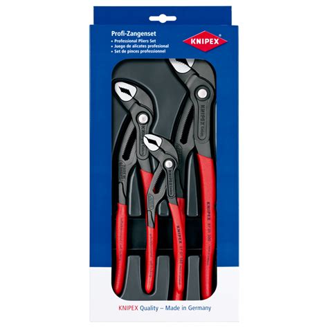 Zestaw Szczypiec Do Rur KNIPEX Cobra 1 X 150mm 1 X 250mm 1 X 300mm