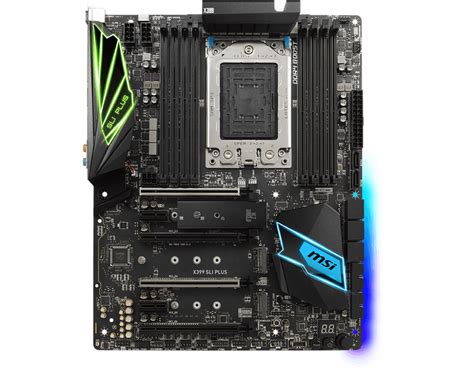 Msi X Sli Plus Gaming Amd Ryzen Threadripper Ddr Vr Ready Hdmi Usb