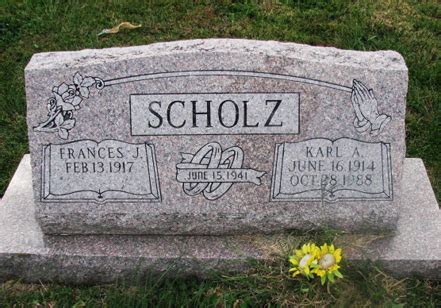 Karl A Scholz M Morial Find A Grave