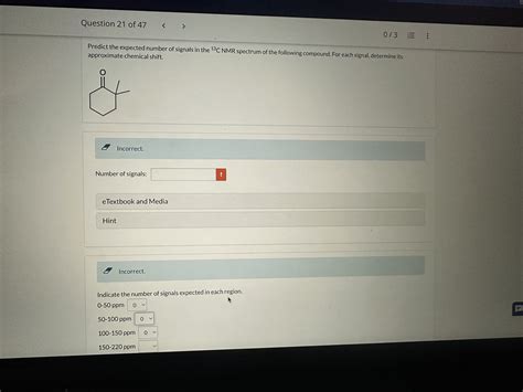 Solved Predict The Expected Number Of Signals In The 13c