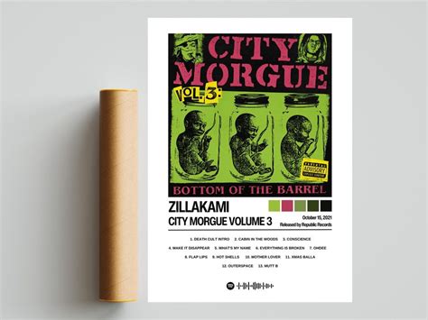 Zillakami Poster City Morgue Volume Poster Album Art Album Cover