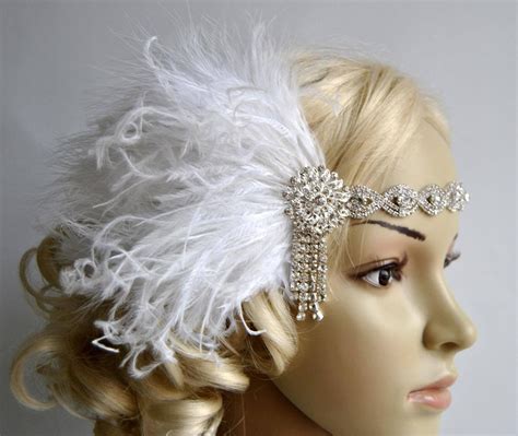 Ivory Art Deco S Design The Great Gatsby Flapper Bridal Etsy