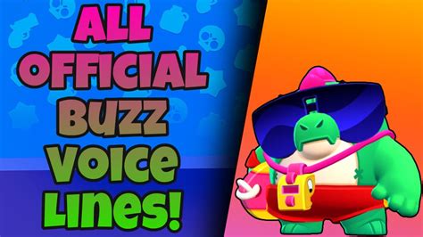 Buzz Voice Lines Brawl Stars YouTube