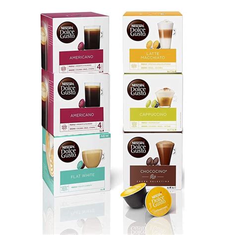 Nescafe Dolce Gusto 5 Flavour Variety Capsules 72 Nescafe Dubai