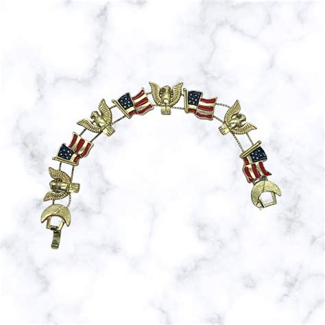 vintage american eagle bracelet - Gem