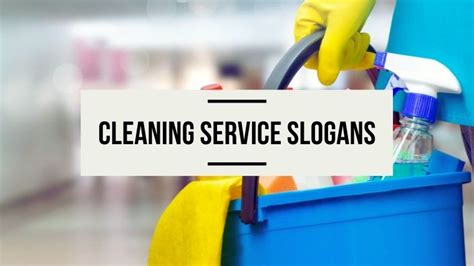 Creative Cleaning Service Slogans And Taglines Venture F Rth