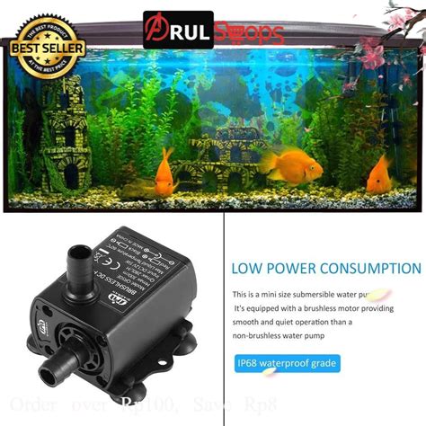 Jual Cn Pompa Air Mini Usb Brushless Submersible Aquarium V Qr A