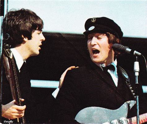 John And Paul At A Matinee Concert At Comiskey Park Chicago During The