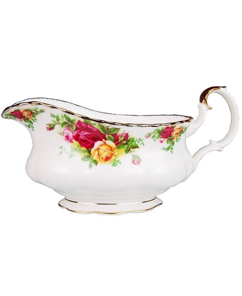 Royal Albert Old Country Roses 19 Oz Gravy Boat Macys