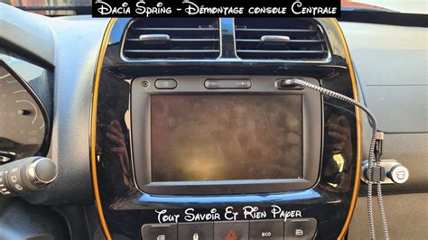 Dacia Spring D Montage Console Centrale Youtube