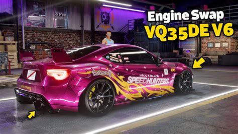 Need For Speed Heat V6 SUBARU BRZ PREMIUM Customization Real Engine