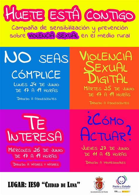 Campaña de sensibilización y prevención sobre violencia sexual