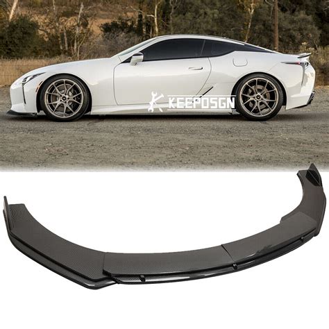 Carbon Fiber Front Bumper Lip Spoiler Splitter Accessories For Lexus Lc500 500h Ebay