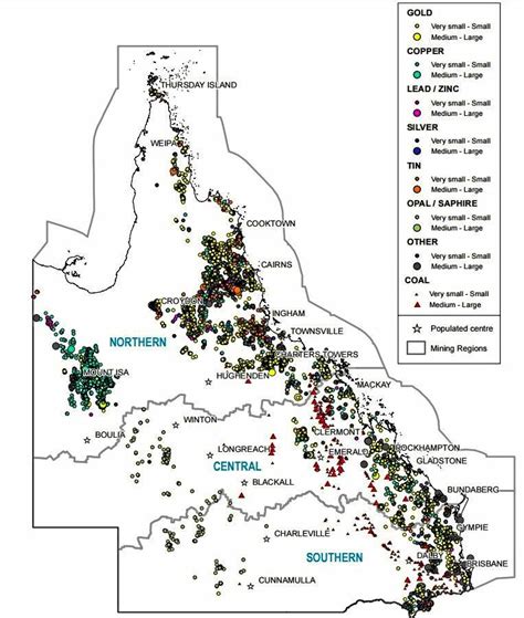 World Maps Library Complete Resources Gold Prospecting Queensland Maps