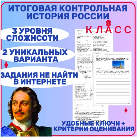 Итоговая контрольная работа по Истории России 8 класс. 2025 г